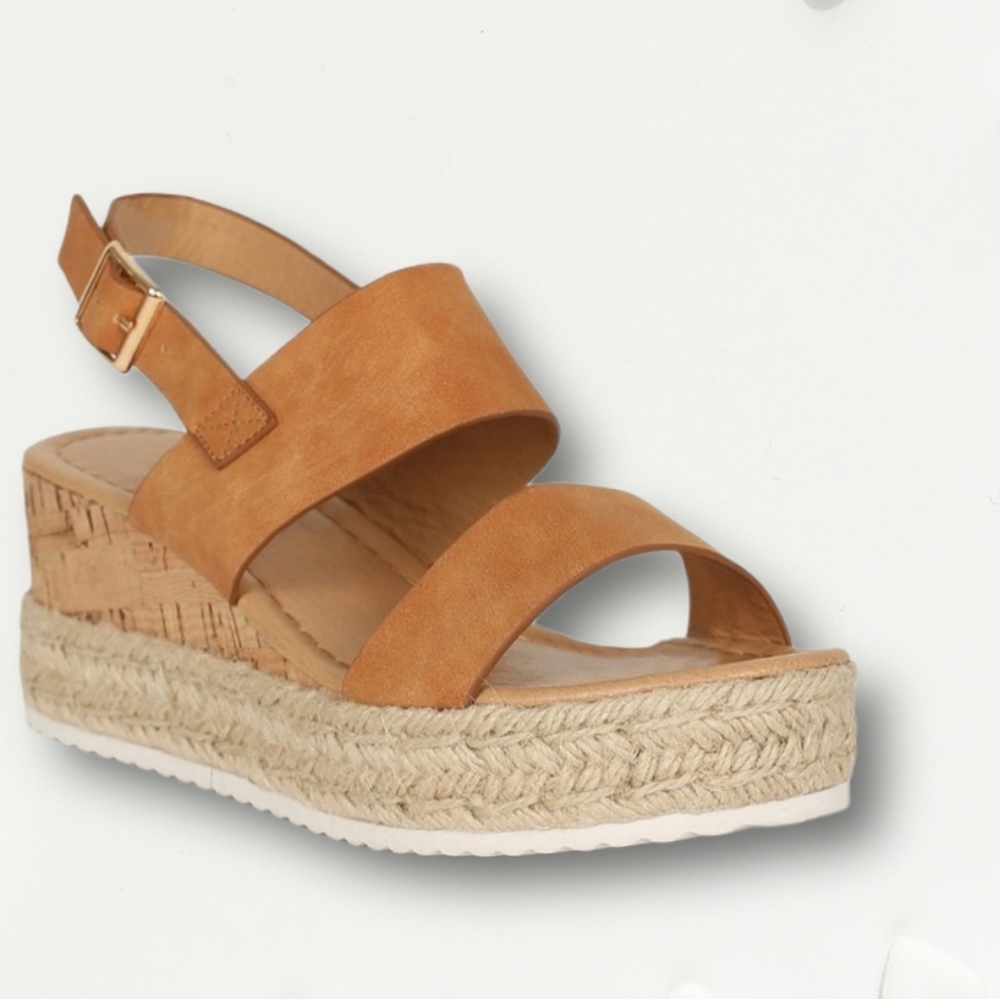 Womens wedge sandals Size 8.4 NIB